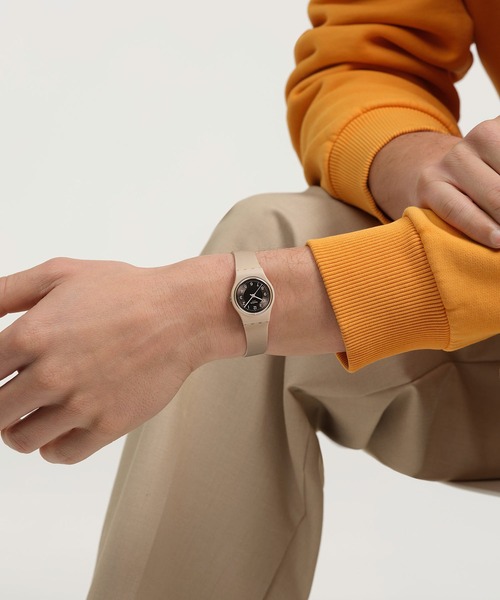 SWATCH(スウォッチ)の「SERENITY OF SAGE(アナログ腕時計・レディース・グリーン/パープル/ブラウン・FREE)」の12枚目の写真