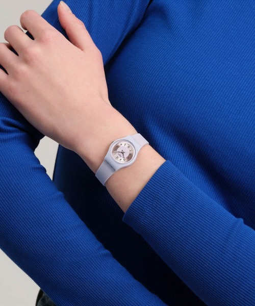 SWATCH(スウォッチ)の「SERENITY OF SAGE(アナログ腕時計・レディース・グリーン/パープル/ブラウン・FREE)」の15枚目の写真