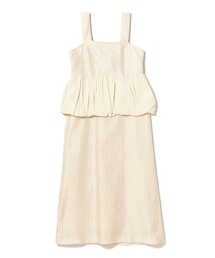 Ray BEAMS | バルーン ペプラム ワンピース(ワンピース)