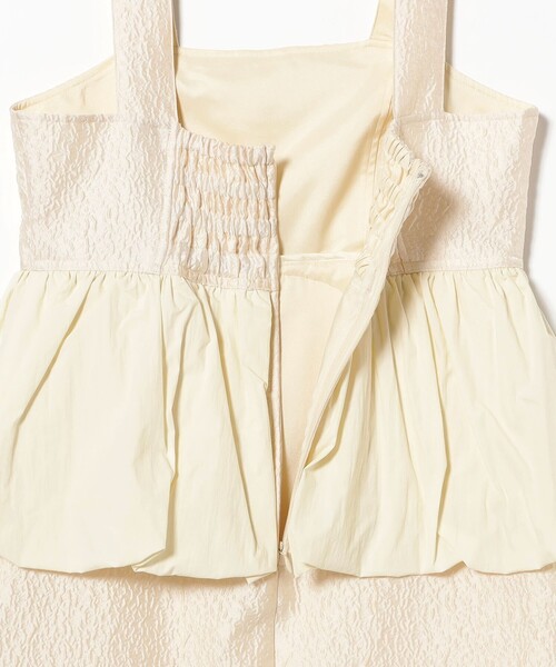 Ray BEAMS（レイビームス）の「バルーン ペプラム ワンピース（ワンピース・レディース・ホワイト系その他6/ブラック・0/1）」の11枚目の写真