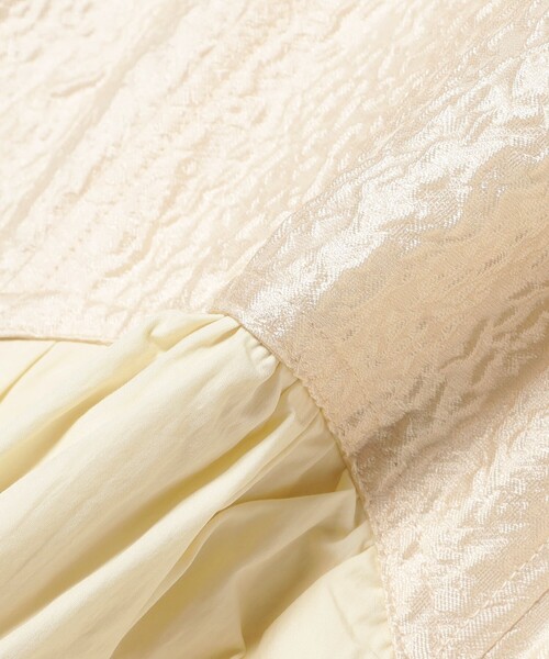 Ray BEAMS（レイビームス）の「バルーン ペプラム ワンピース（ワンピース・レディース・ホワイト系その他6/ブラック・0/1）」の14枚目の写真