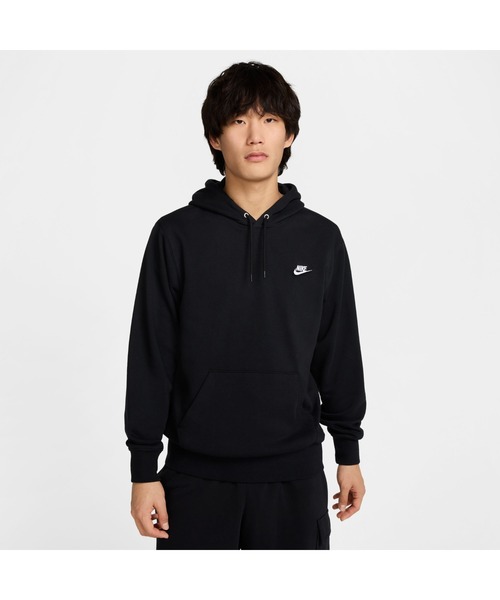 Nike ブラック フード付きパーカー Sサイズ セール】NIKE/ナイキ クラブ FTプルオーバーL／Sフーディ