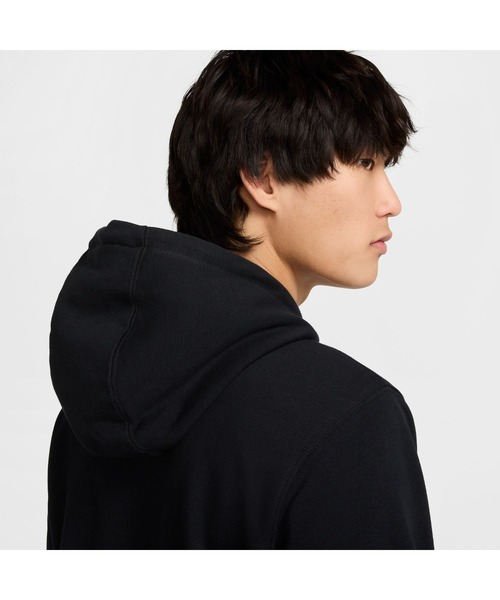 NIKE(ナイキ)の「NIKE/ナイキ クラブ FTプルオーバーL/Sフーディ(パーカー・メンズ・ブラック/グレー/ホワイト・M/L/S/XL)」の5枚目の写真