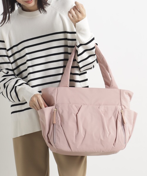 FOUND GOOD（ファウンドグッド）の「マルチポケットトート（トートバッグ・レディース・グリーン系8/ブラック/ピンク系2/ベージュ・FREE）」の11枚目の写真