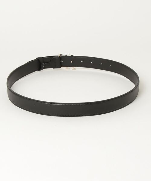 WOOALONG（ウアロン）の「【WOOALONG/ウアロン】signature Logo Leather Belt/シグネチャー ロゴ レザー ベルト（ベルト・メンズ・ブラック系その他/ブラック系その他3/ブラック系その他2・FREE）」の5枚目の写真
