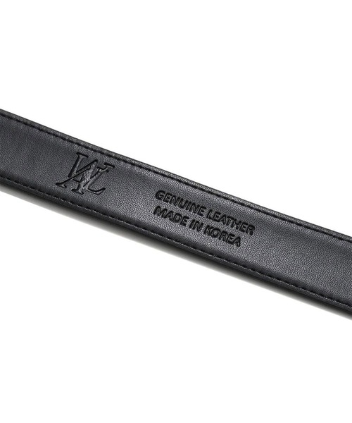 WOOALONG（ウアロン）の「【WOOALONG/ウアロン】signature Logo Leather Belt/シグネチャー ロゴ レザー ベルト（ベルト・メンズ・ブラック系その他/ブラック系その他3/ブラック系その他2・FREE）」の7枚目の写真