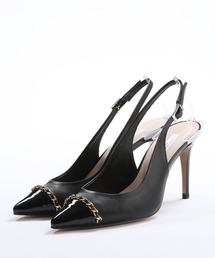 SEVEN TWELVE THIRTY（セヴントゥエルヴサーティー）の「チェーンアクセントバックベルトパンプス（パンプス）」