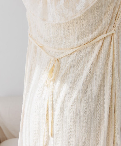 flower（フラワー）の「バタフライワンピース（ワンピース・レディース・イエロー/グレー・FREE）」の8枚目の写真