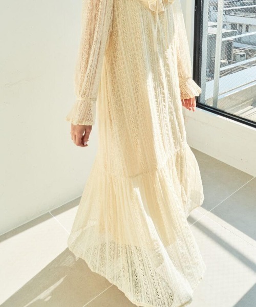 flower（フラワー）の「バタフライワンピース（ワンピース・レディース・イエロー/グレー・FREE）」の13枚目の写真