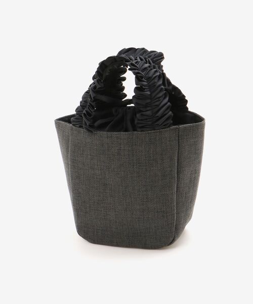 le.coeur blanc（ルクールブラン）の「FRILL HANDLE ROUND TOTE（トートバッグ・レディース・ブラック/ベージュ・FREE）」の12枚目の写真