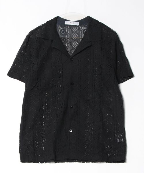 aimoha(アイモハ)の「【aimoha neo】Ethereal Knit Shirt (SS)(シャツ/ブラウス・メンズ・ホワイト/ブラック・XX-LARGE/X-LARGE/LARGE/MEDIUM)」の4枚目の写真