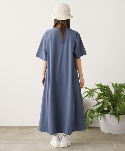 THOUSAND MILE(サウザンドマイル)の「THOUSAND MILE/サウザンドマイル SHORT SLEEVE OP Tシャツワンピース(ワンピース・レディース・チャコール/ブルー/ブラック・FREE)」の11枚目の写真