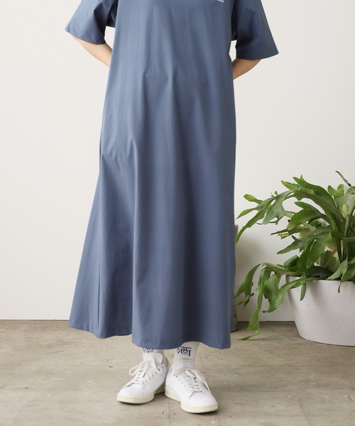 THOUSAND MILE(サウザンドマイル)の「THOUSAND MILE/サウザンドマイル SHORT SLEEVE OP Tシャツワンピース(ワンピース・レディース・チャコール/ブルー/ブラック・FREE)」の16枚目の写真