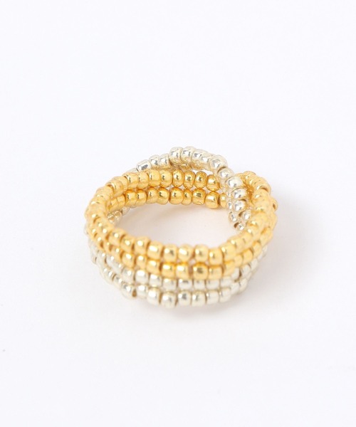 studio CLIP（スタディオクリップ）の「【daily CLIP】MIXビーズリング（リング・レディース・その他1・FREE）」の2枚目の写真