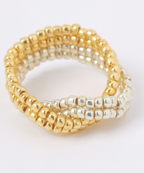 studio CLIP（スタディオクリップ）の「【daily CLIP】MIXビーズリング（リング・レディース・その他1・FREE）」の3枚目の写真