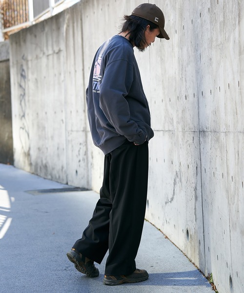 NO NEED（ノーニード）の「【NUTMEG】Basketクルートレーナー（スウェット・メンズ・チャコール/ネイビー/ブラック/グレー・M/L/LL）」の10枚目の写真