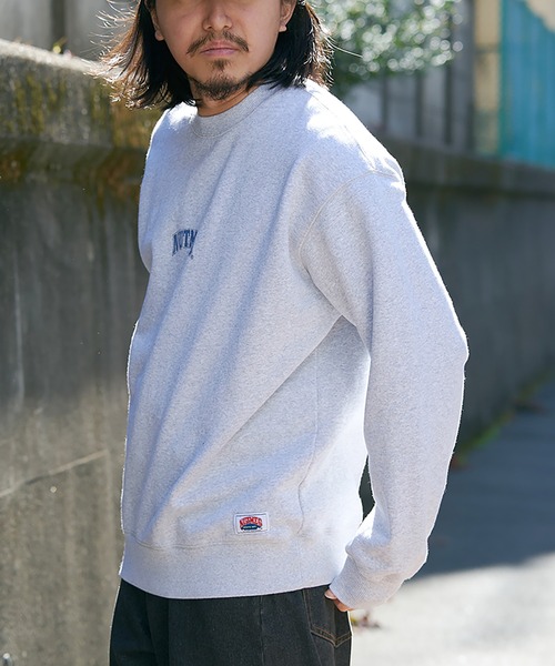 NO NEED（ノーニード）の「【NUTMEG】Basketクルートレーナー（スウェット・メンズ・チャコール/ネイビー/ブラック/グレー・M/L/LL）」の13枚目の写真