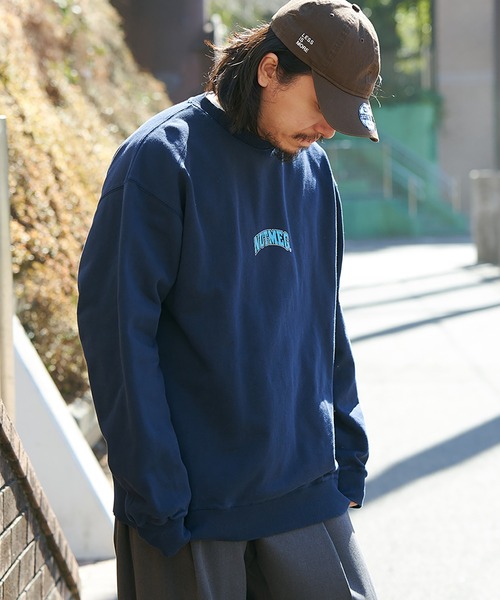 NO NEED（ノーニード）の「【NUTMEG】Basketクルートレーナー（スウェット・メンズ・チャコール/ネイビー/ブラック/グレー・M/L/LL）」の20枚目の写真