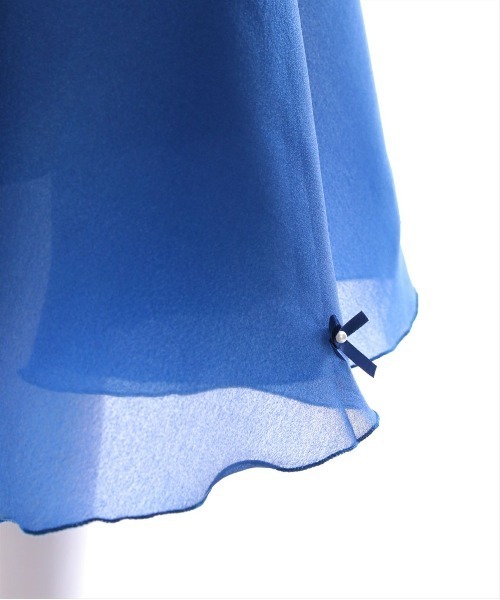 CLEAR BASIC（クリアベーシック）の「【低身長サイズ有】リボン付きチュールフレアスカート[大人 ガーリー バレエコア 骨格ウェーブ]≪SS新作≫（スカート・レディース・アイボリー/ネイビー/グレー・F/XS）」の12枚目の写真