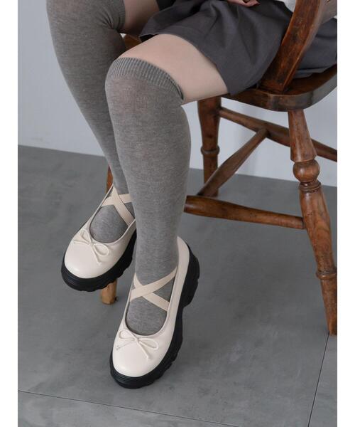 ehka sopo（エヘカソポ）の「バレエスニーカー（スニーカー・レディース・ブラック/キナリ・S/M/L）」の15枚目の写真