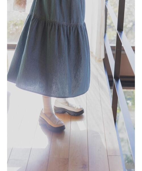 ehka sopo（エヘカソポ）の「バレエスニーカー（スニーカー・レディース・ブラック/キナリ・S/M/L）」の20枚目の写真