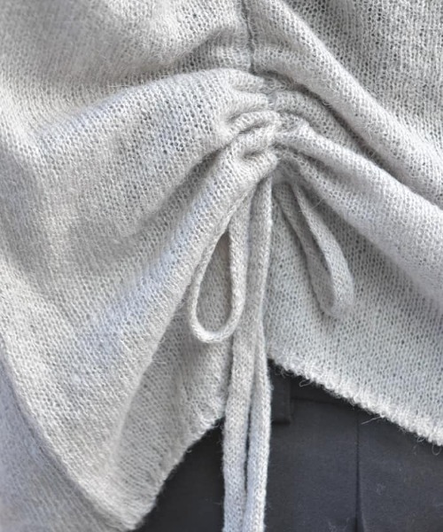 axes femme（アクシーズファム）の「ドロストシアーニット（ニット/セーター・レディース・ホワイト/グレー/ラベンダー・FREE）」の7枚目の写真