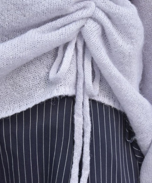 axes femme（アクシーズファム）の「ドロストシアーニット（ニット/セーター・レディース・ホワイト/グレー/ラベンダー・FREE）」の9枚目の写真