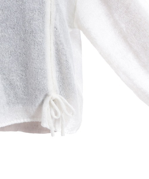 axes femme（アクシーズファム）の「ドロストシアーニット（ニット/セーター・レディース・ホワイト/グレー/ラベンダー・FREE）」の18枚目の写真