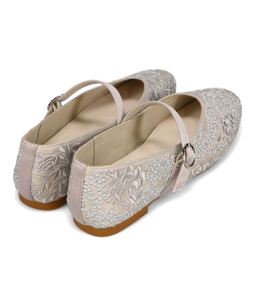 WA ORiental TRaffic（ダブルエーオリエンタルトラフィック）の「フラワー刺繍メリージェーンパンプス/52119（パンプス・レディース・グレー/オレンジ・34/35/36/37/38/39/40/41/42）」の14枚目の写真