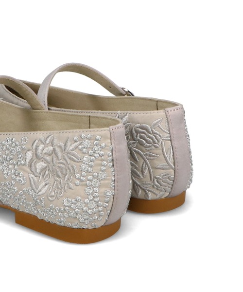 WA ORiental TRaffic（ダブルエーオリエンタルトラフィック）の「フラワー刺繍メリージェーンパンプス/52119（パンプス・レディース・グレー/オレンジ・34/35/36/37/38/39/40/41/42）」の15枚目の写真