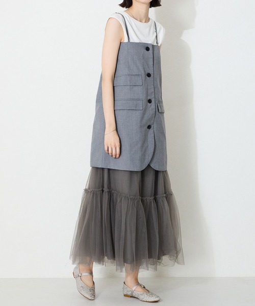 WA ORiental TRaffic（ダブルエーオリエンタルトラフィック）の「フラワー刺繍メリージェーンパンプス/52119（パンプス・レディース・グレー/オレンジ・34/35/36/37/38/39/40/41/42）」の17枚目の写真