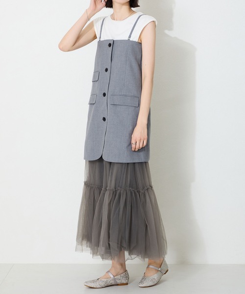 WA ORiental TRaffic（ダブルエーオリエンタルトラフィック）の「フラワー刺繍メリージェーンパンプス/52119（パンプス・レディース・グレー/オレンジ・34/35/36/37/38/39/40/41/42）」の18枚目の写真