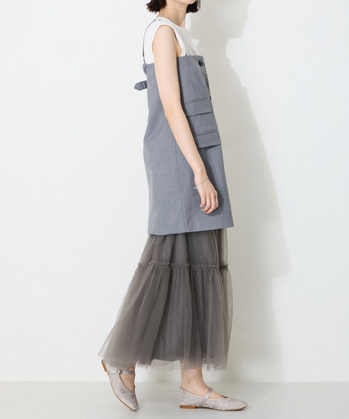 WA ORiental TRaffic（ダブルエーオリエンタルトラフィック）の「フラワー刺繍メリージェーンパンプス/52119（パンプス・レディース・グレー/オレンジ・34/35/36/37/38/39/40/41/42）」の21枚目の写真