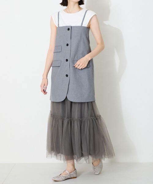 WA ORiental TRaffic（ダブルエーオリエンタルトラフィック）の「フラワー刺繍メリージェーンパンプス/52119（パンプス・レディース・グレー/オレンジ・34/35/36/37/38/39/40/41/42）」の22枚目の写真