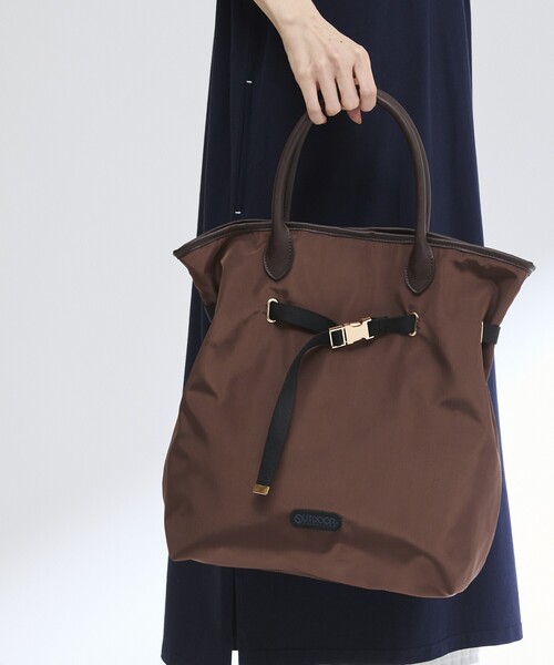 OUTDOOR PRODUCTS（アウトドアプロダクツ）の「OUTDOOR PRODUCTS × Firsthand/アウトドアプロダクツ 別注テープベルトトートバッグ（トートバッグ・レディース・ブラウン/ブラック・ONE SIZE）」の15枚目の写真