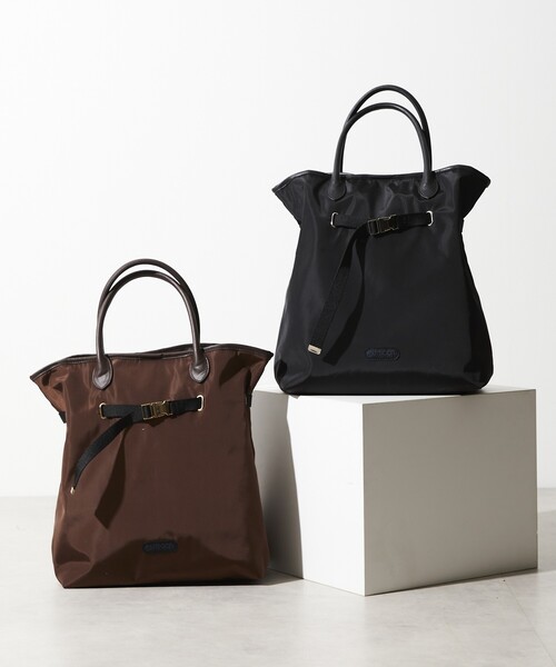 OUTDOOR PRODUCTS（アウトドアプロダクツ）の「OUTDOOR PRODUCTS × Firsthand/アウトドアプロダクツ 別注テープベルトトートバッグ（トートバッグ・レディース・ブラウン/ブラック・ONE SIZE）」の9枚目の写真