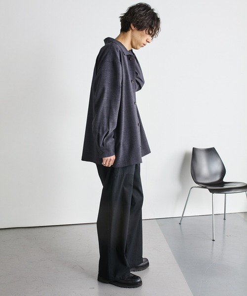 SHIPS.me(シップスミー)の「【ZOZO限定】SHIPS.me: 綿麻イージーベイカーパンツ(その他パンツ・メンズ・ブラウン/ブラック/オリーブ/アイボリー・XL-Short/L-Regular/L-Short/M-Regular/M-Short/S-Regular/S-Short/XS-Regular/XS-Short/XL-Regular)」の11枚目の写真