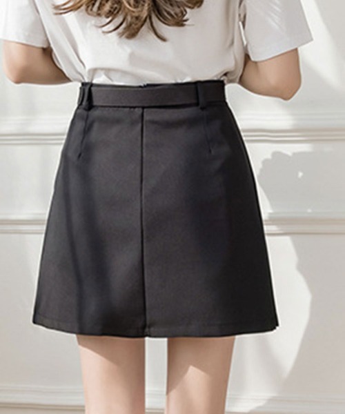 SallyLunn（サリーラン）の「【大人フェミニン】ボックスプリーツスカート（スカート・レディース・ブラック/グレー・MEDIUM/LARGE）」の7枚目の写真