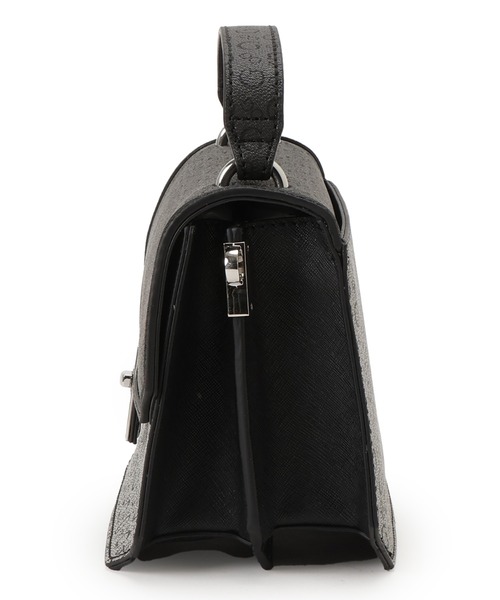 Guess(ゲス)の「LOWEN Top Handle Crossbody クロスボディバッグ(ショルダーバッグ・レディース・ダークグレー・ONE SIZE)」の4枚目の写真