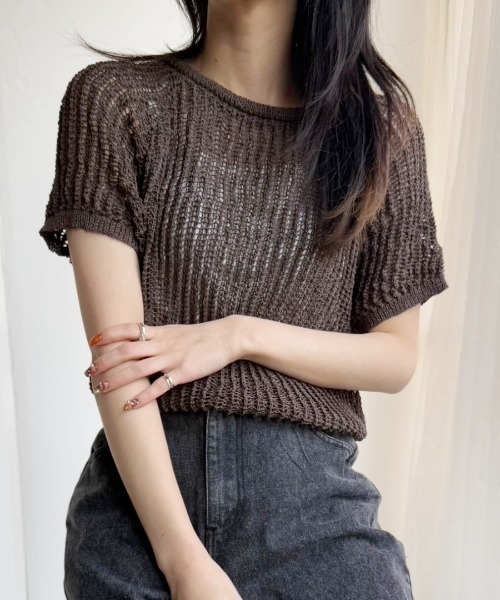 美品！50%オフ最新Theory25SS半袖ニットPOINTELLE TEE 楽天市場】【期間限定→747円】ボーダー ニット レディース