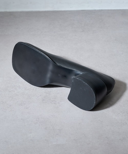 ALM.(アルム)の「【ALM.】TICO LEATHER PUMPS ローファーパンプス(ローファー・レディース・ブラック/シルバー/レオパード・38/37/36)」の22枚目の写真