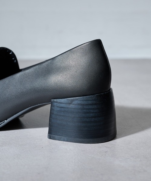 ALM.（アルム）の「【ALM.】TICO LEATHER PUMPS ローファーパンプス（ローファー・レディース・ブラック/シルバー/レオパード・38/37/36）」の22枚目の写真