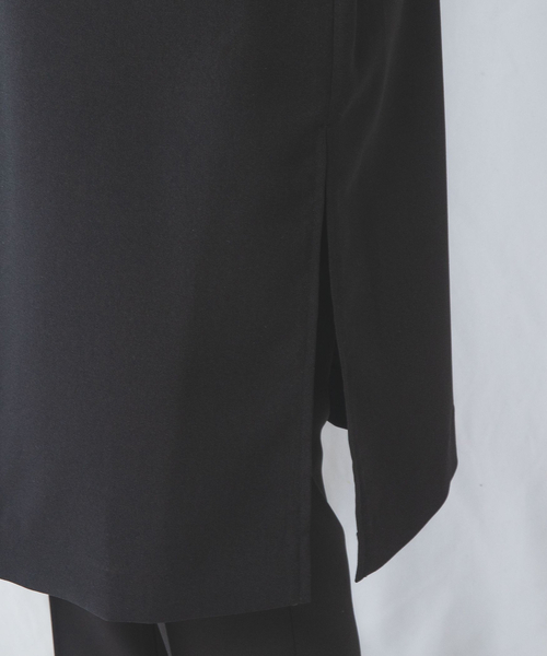 NARACAMICIE（ナラカミーチェ）の「【NARACAMICIE】トロピカルポリエステルジレ（その他アウター・レディース・ブラック・M）」の9枚目の写真