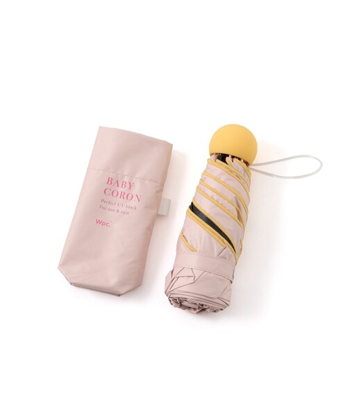 ROPE' PICNIC（ロペピクニック）の「【Wpc.】【晴雨兼用・遮光】ベビーコロン折りたたみ日傘（折りたたみ傘・レディース・ピンク/グレー・FREE）」の4枚目の写真