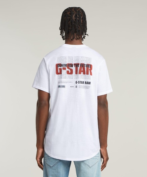送料込★G-Star★Lash Back Gr Tシャツ セール】LASH BACK GRAPHIC T-SHIRT/バックグラフィックTシャツ