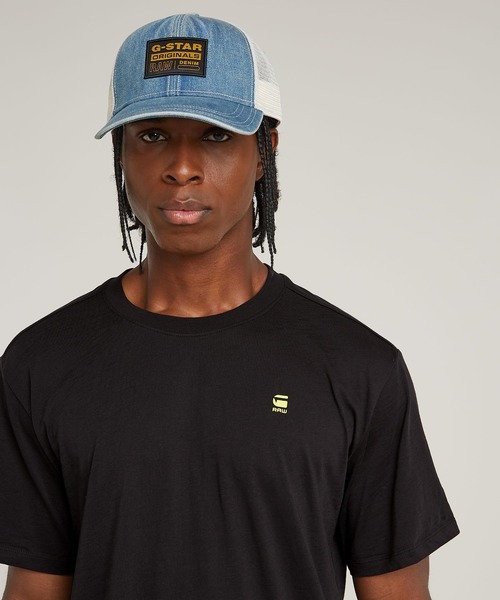 G-STAR(ジースター)の「LASH BACK GRAPHIC T-SHIRT/バックグラフィックTシャツ(Tシャツ/カットソー・メンズ・ホワイト/オリーブ/ダークブラック・X-SMALL/X-LARGE/SMALL/MEDIUM/LARGE)」の10枚目の写真