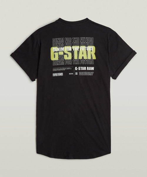 G-STAR(ジースター)の「LASH BACK GRAPHIC T-SHIRT/バックグラフィックTシャツ(Tシャツ/カットソー・メンズ・ホワイト/オリーブ/ダークブラック・X-SMALL/X-LARGE/SMALL/MEDIUM/LARGE)」の16枚目の写真