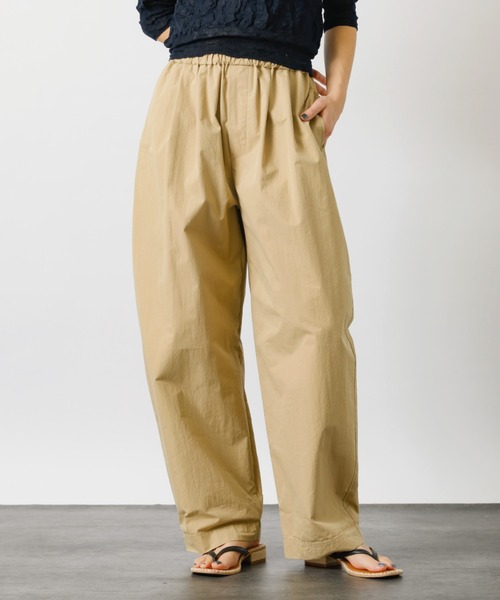 MICA&DEAL（マイカ＆ディール）の「【MICA&DEAL /マイカアンドディール】コットンイージーパンツ【WEB限定】（その他パンツ・レディース・ベージュ/オフホワイト・フリー）」の5枚目の写真