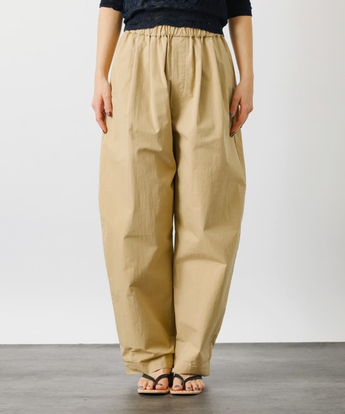 MICA&DEAL（マイカ＆ディール）の「【MICA&DEAL /マイカアンドディール】コットンイージーパンツ【WEB限定】（その他パンツ・レディース・ベージュ/オフホワイト・フリー）」の6枚目の写真