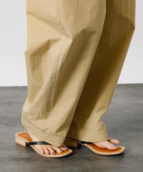 MICA&DEAL（マイカ＆ディール）の「【MICA&DEAL /マイカアンドディール】コットンイージーパンツ【WEB限定】（その他パンツ・レディース・ベージュ/オフホワイト・フリー）」の12枚目の写真